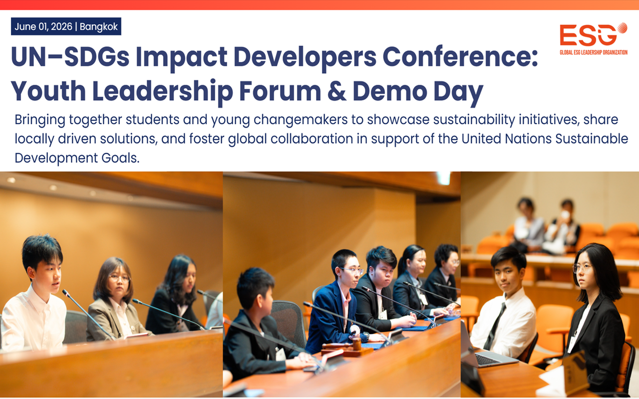 Bangkok youth leadership event collage